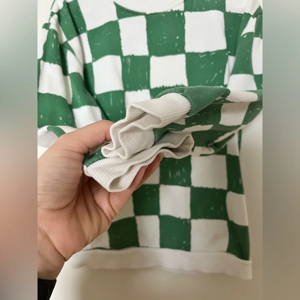H&M Kids checkered sweatshirt
